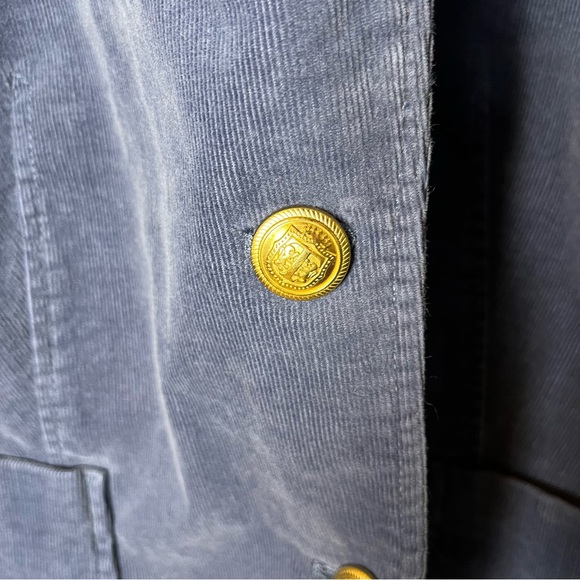 Talbots Plus size Corduroy Steel blue Blazer- 22 - Picture 7 of 11